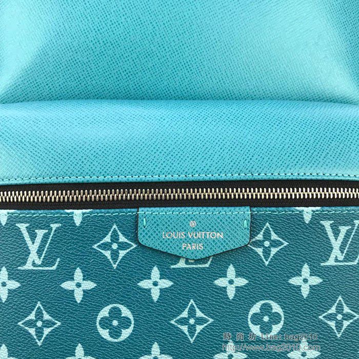 路易威登LV背包 頂級原單 M30229 Monogram 帆布 Taga皮革 Discovery 小號雙肩包 經典校園潮流設計  ydh2632